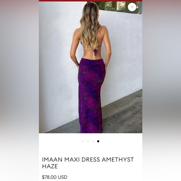 Imaan Maxi Dress Amethyst Haze - Picture 2 of 3